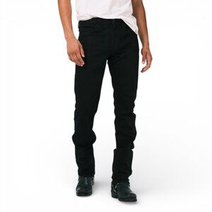 Buffalo David Bitton Ash Slim Jeans Men's Size 33x30 Black Rinse Denim